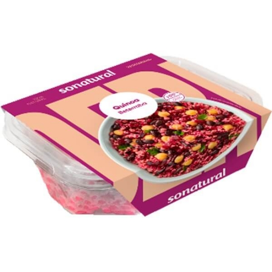 Imagem de Salada Quinoa, Beterraba e Feijão Preto SONATURAL 200g
