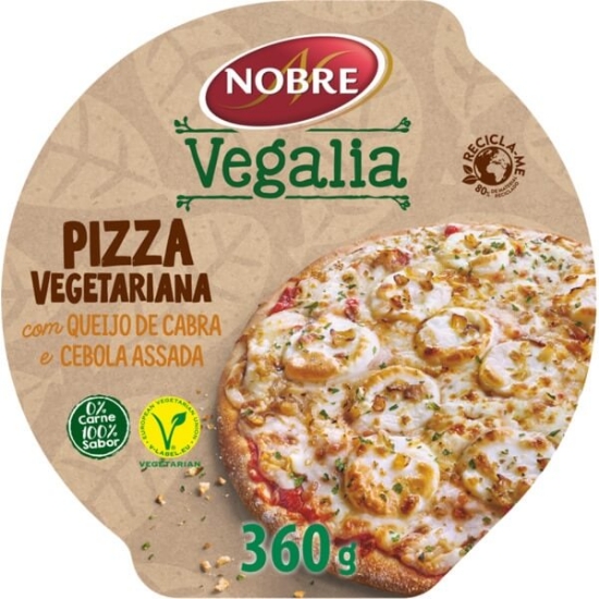 Imagem de Vegalia Pizza Vegan Queijo de Cabra e Cebla NOBRE un 360g