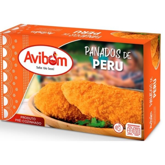 Imagem de Panados Pré-Cozinhados de Peru AVIBOM 375g