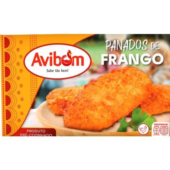 Imagem de Panados de Frango Pré-Fritos AVIBOM 375g