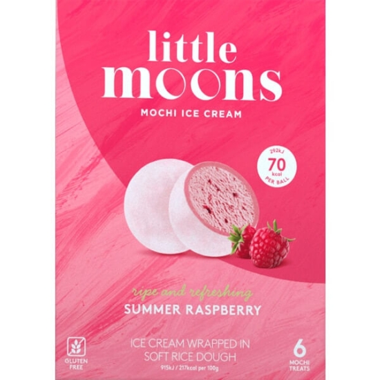 Imagem de Mochi Gelado de Framboesa LITTLE MOONS 192g