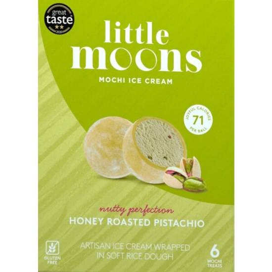 Imagem de Mochi Gelado de Pistacho com Mel LITTLE MOONS 192g