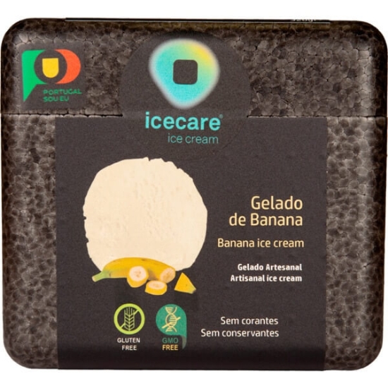 Imagem de Gelado Artesanal Banana ICECARE 500ml