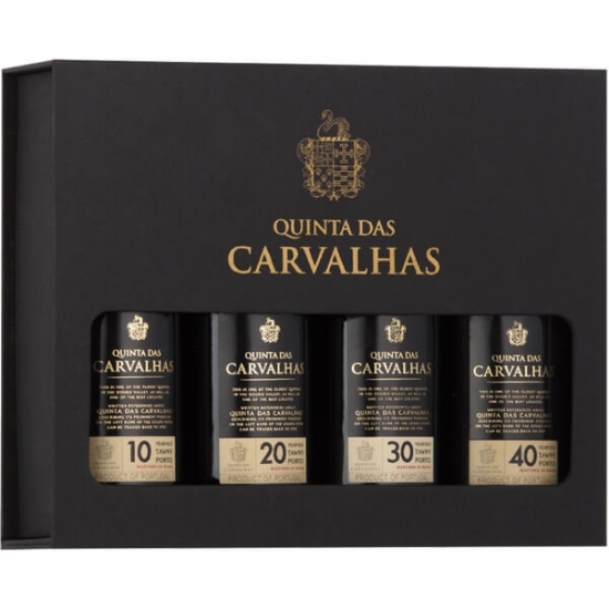 Imagem de Quinta das  Conjunto de Miniaturas do Vinho do Porto 10,20,30,40 anos CARVALHAS 5cl