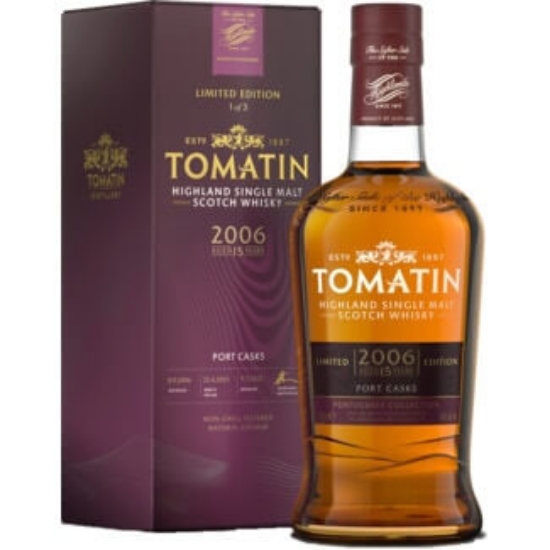 Imagem de     PORTO CASKS 15A WHISKY TOMATIN 70cl