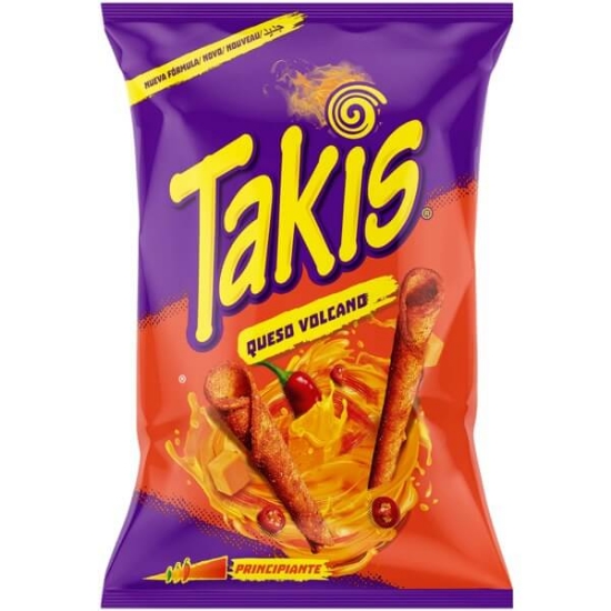 Imagem de Snacks de Milho e Queijo Vulcano TAKIS 90g