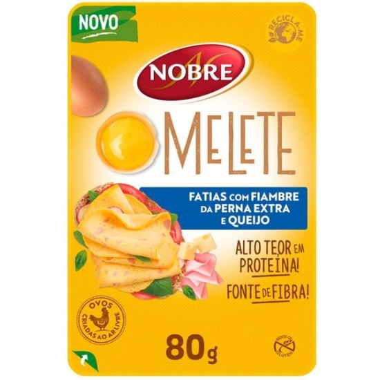 Imagem de Omelete Fatias com Fiambre da Perna Extra e Queijo NOBRE  80g