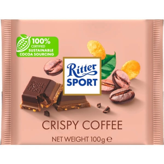 Imagem de Chocolate com Recheio de Café e Cereais RITTER SPORT tablete 100g