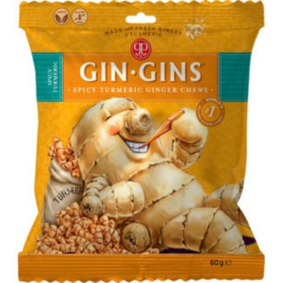 Imagem de Caramelos de Gengibre e Curcuma GINGER PEOPLE 60g