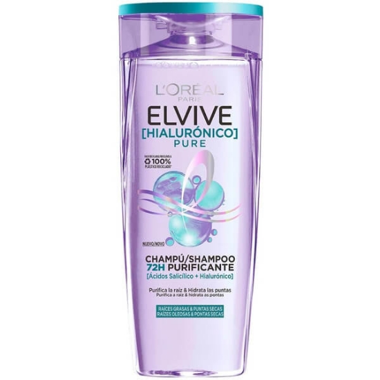 Imagem de Shampoo Hialurónico Pure ELVIVE 400ml