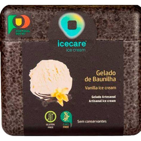 Imagem de Gelado Artesanal de Baunilha ICECARE 500ml