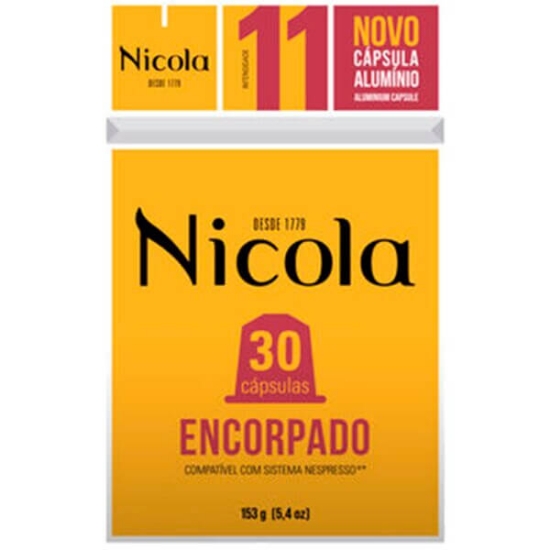 Imagem de Café Encorpado NICOLA 30 Cápsulas