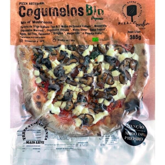 Imagem de Pizza de Cogumelos Bio PIZZA GARDEN 385g