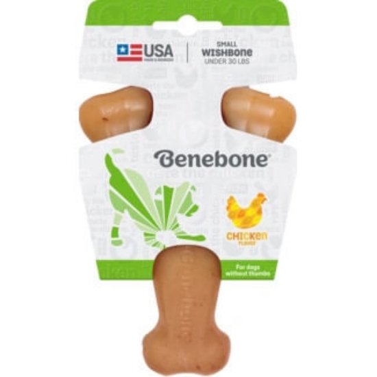 Imagem de Brinquedo para cão Whishbone de Galinha Tamanho S BENEBONE 1un