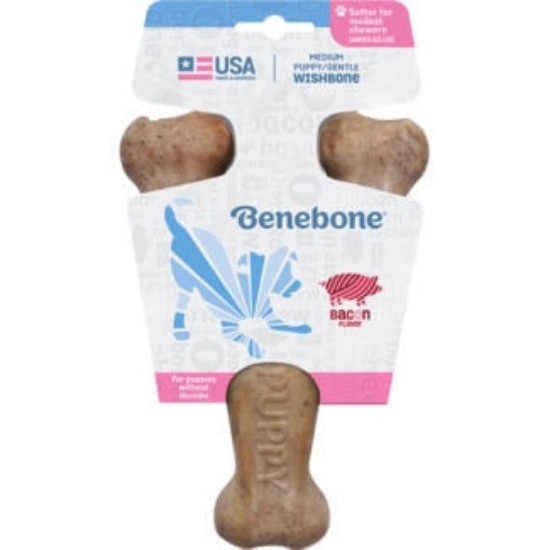 Imagem de Brinquedo para Cão Puppy Wishbone de Bacon BENEBONE 1un