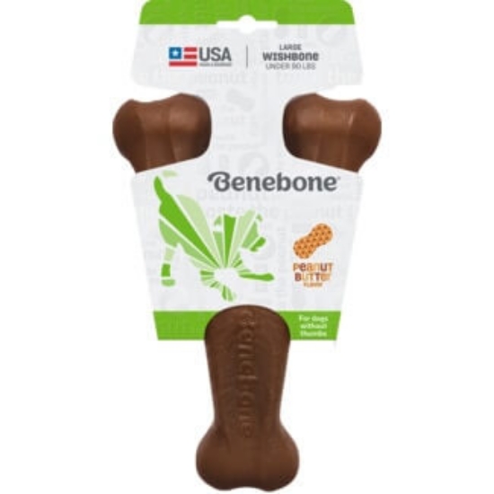 Imagem de Brinquedo para Cão Wishbone de Amendoim Tamanho L BENEBONE 1un