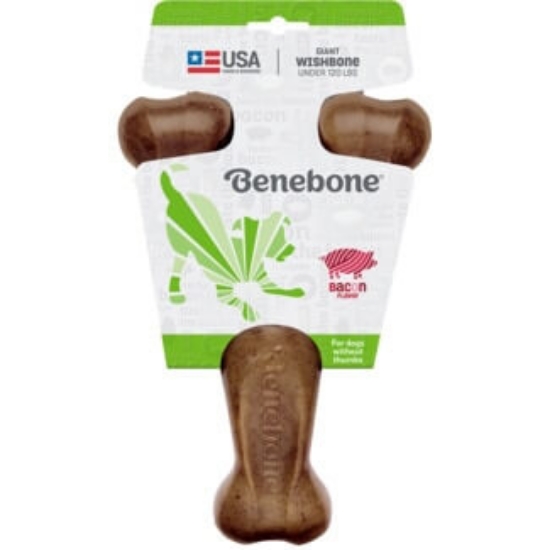 Imagem de Brinquedo para Cão Wishbone de Bacon Tamanho XL BENEBONE 1un