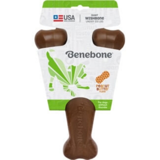 Imagem de Brinquedo para Cão Wishbone de Amendoim Tamanho XL BENEBONE 1un