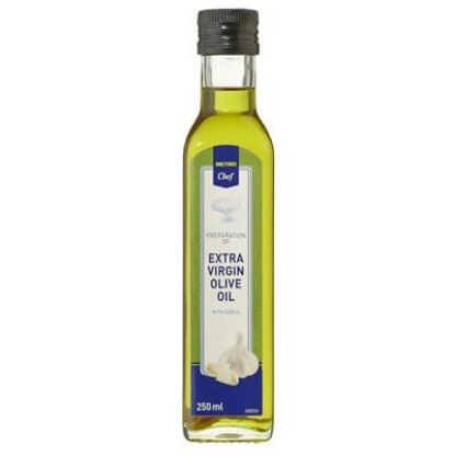 Mostrar detalhes para Cond.Azeite Ve Alho METRO CHEF 250ml Imagem de Cond.Azeite Ve Alho METRO CHEF 250ml