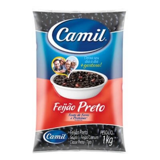 Imagem de Feijao Preto 1K Camil CAMIL 1kg