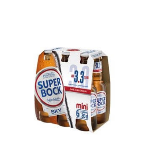 Imagem de Cerveja Super Bock Sky 6X20Cl Tp SUPER BOCK 6x20cl