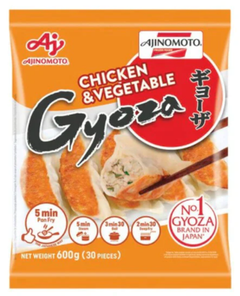 Mostrar detalhes para Gyozas Frango/Veg. Ajinom AJINOMOTO 600g Imagem de Gyozas Frango/Veg. Ajinom AJINOMOTO 600g