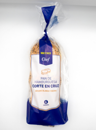 Mostrar detalhes para Metro Chef Pão Max Hambúrguer com Mix de Sésamo 450G Imagem de Metro Chef Pão Max Hambúrguer com Mix de Sésamo 450G