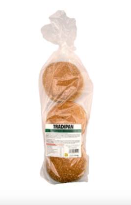 Mostrar detalhes para Pão Max Hambúrguer com Sésamo Tradipan 450G Imagem de Pão Max Hambúrguer com Sésamo Tradipan 450G