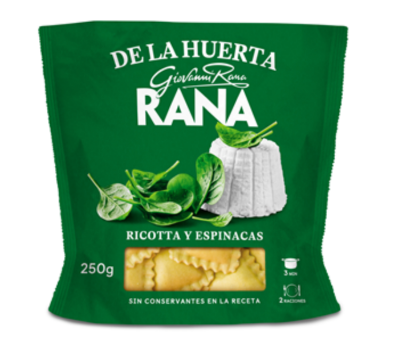Mostrar detalhes para Ravioli Ricota e Espinafres Rana 250 G Imagem de Ravioli Ricota e Espinafres Rana 250 G